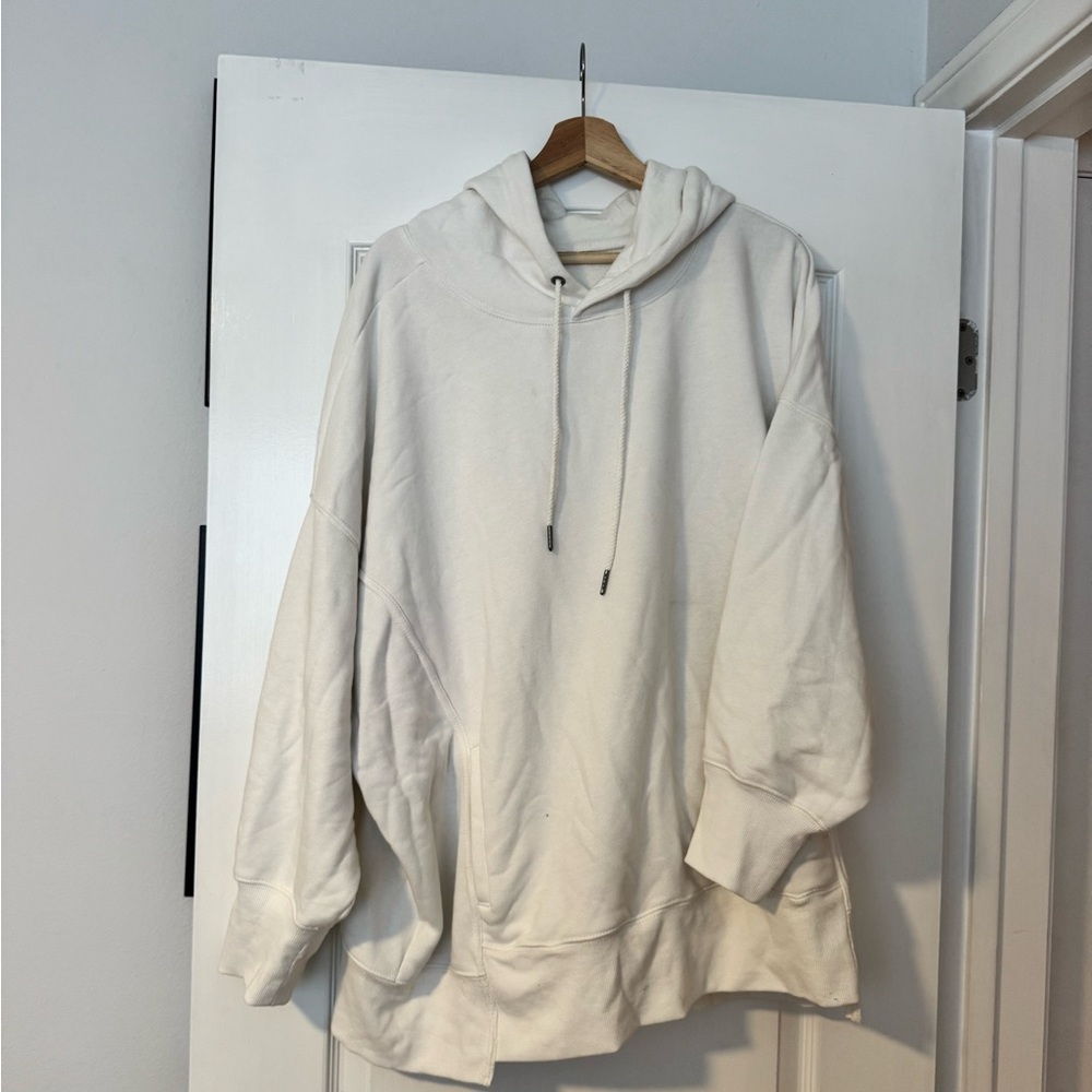 Free People White Hoodie